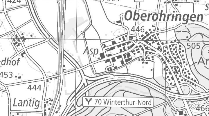 Kartenausschnitt: Aspstrasse 44, 8472 Seuzach