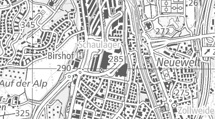Kartenausschnitt: Ruchfeldstrasse 15, 4142 Münchenstein