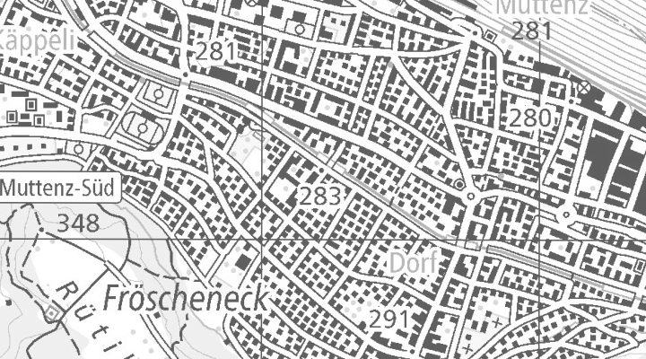 Kartenausschnitt: Muttenz