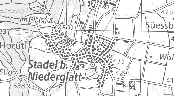 Kartenausschnitt: 8174 Stadel