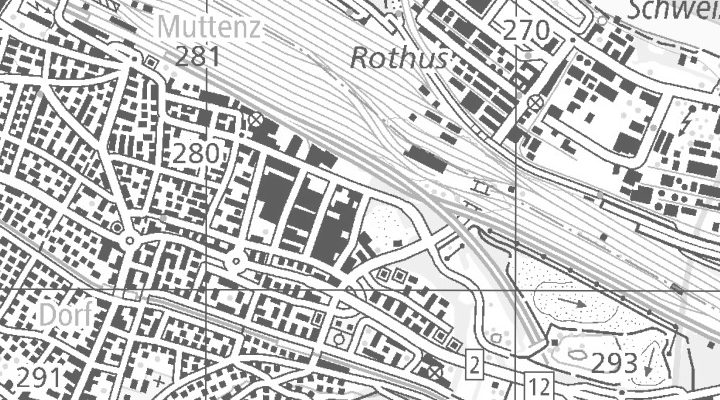 Kartenausschnitt: Wildensteinerstrasse 21, 4132 Muttenz