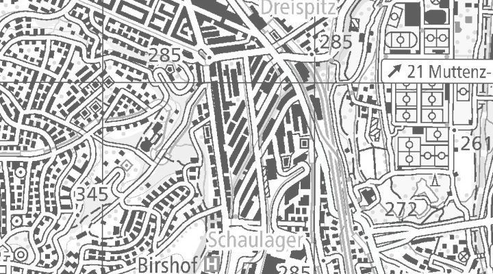 Kartenausschnitt: Mailand-Strasse 32, 4053 Basel