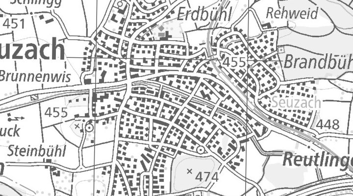 Kartenausschnitt: 8472 Seuzach