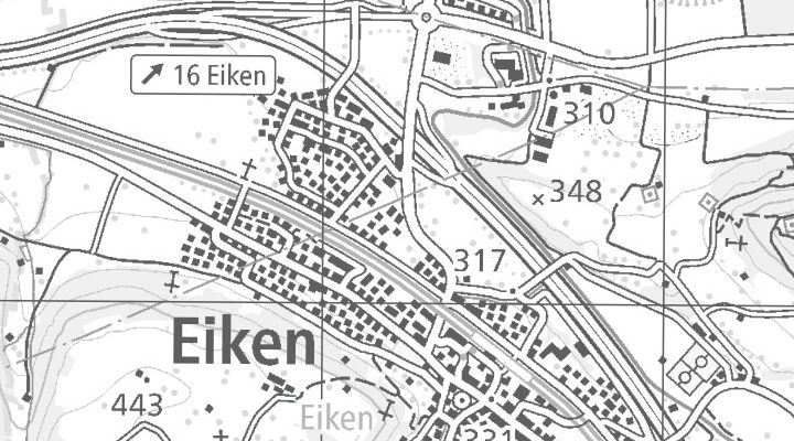 Kartenausschnitt: Laufenburgerstrasse 9, 5074 Eiken