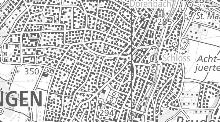 Kartenausschnitt: 4102 Binningen (Region)