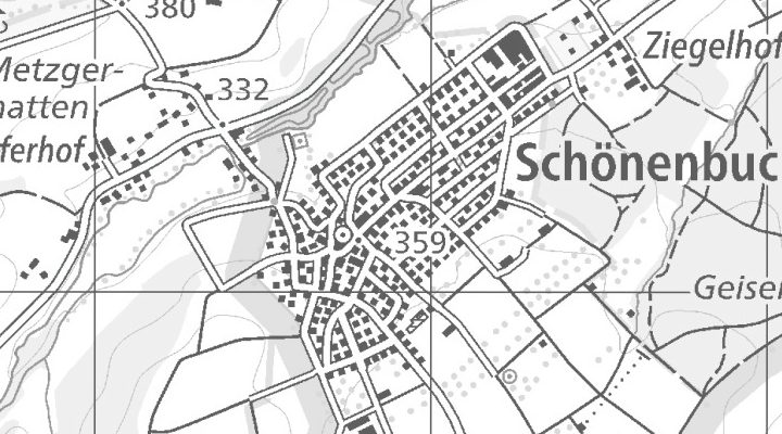 Kartenausschnitt: Baselstrasse 55, 4124 Schönenbuch