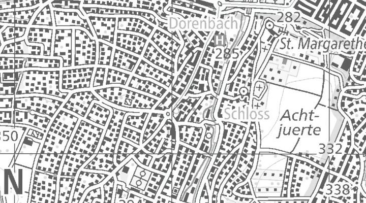 Kartenausschnitt: Hauptstrasse 109, 4102 Binningen