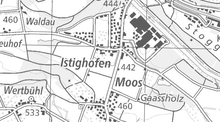 Kartenausschnitt: 8575 Istighofen