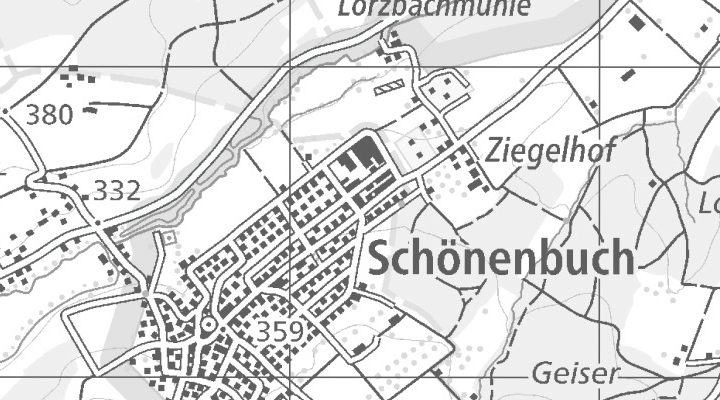 Kartenausschnitt: Baselstrasse 55, 4124 Schönenbuch