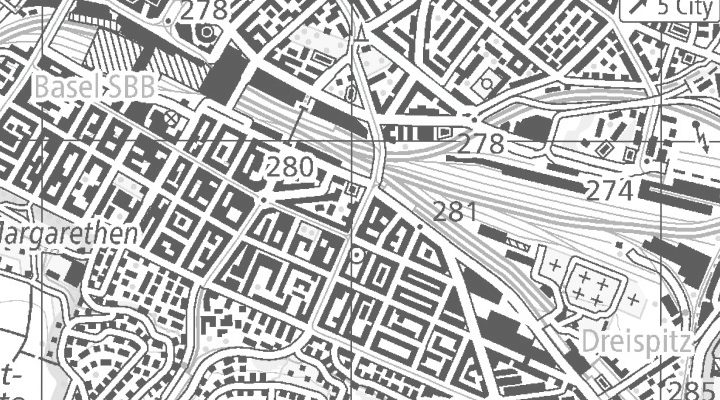 Kartenausschnitt: Thiersteinerallee 14, 4053 Basel