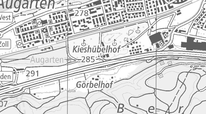 Kartenausschnitt: GZA Rheinfelden, 4310 Rheinfelden