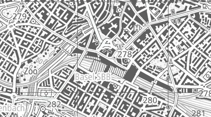 Kartenausschnitt: Centralbahnstrasse 14, 4051 Basel