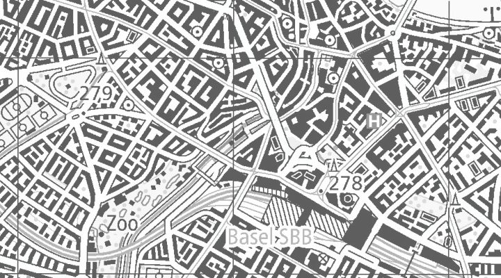 Kartenausschnitt: Binningerstrasse 21, 4051 Basel