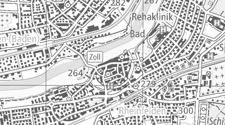 Kartenausschnitt: Marktgasse 16, 4310 Rheinfelden