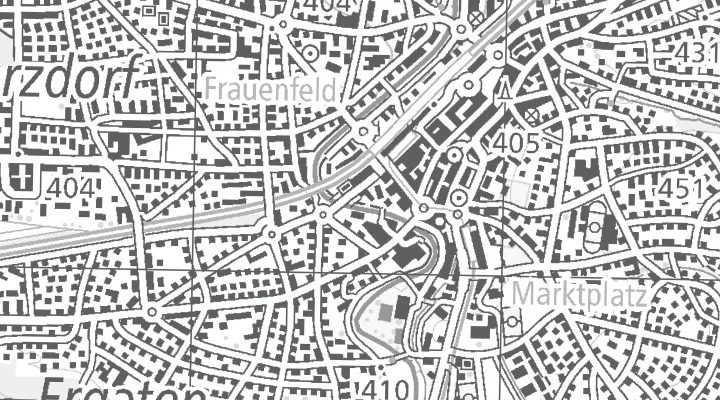 Kartenausschnitt: Metzgerstrasse 5, 8500 Frauenfeld