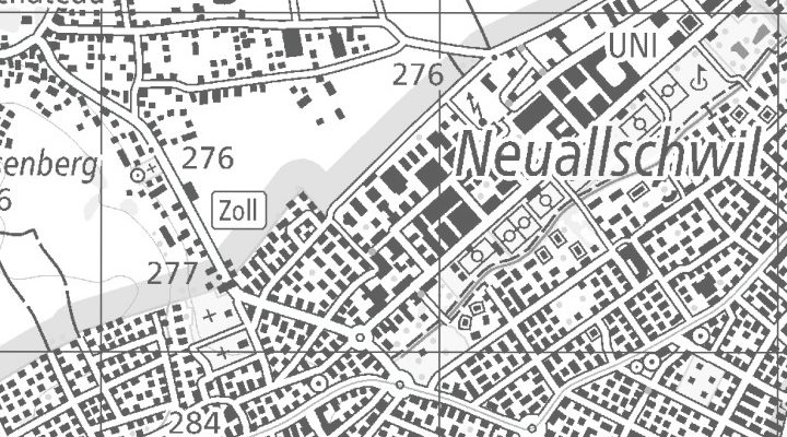 Kartenausschnitt: Hagmattstrasse 14, 4123 Allschwil