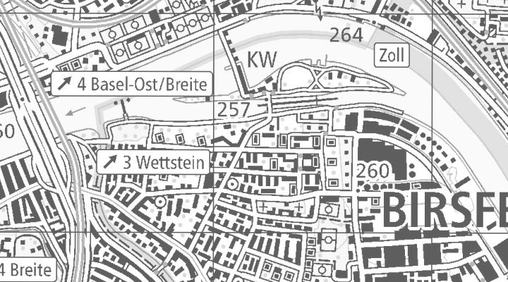 Kartenausschnitt: Am Stausee 1, 4127 Birsfelden