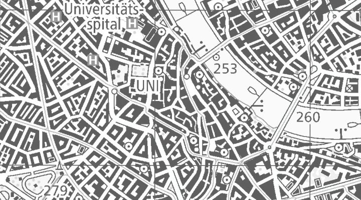 Kartenausschnitt: Basel, 4001 Basel