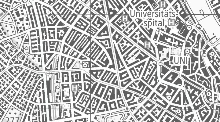 Kartenausschnitt: Türkheimerstrasse 17, 4055 Basel