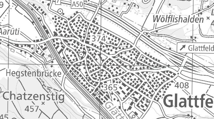 Kartenausschnitt: Schachemerstrasse 15, 8192 Glattfelden