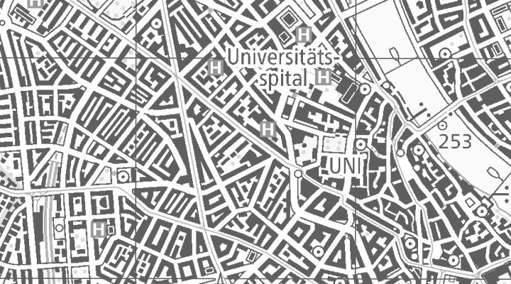 Kartenausschnitt: Missionsstrasse 21, 4055 Basel