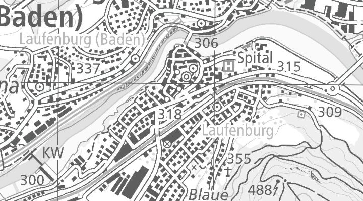 Kartenausschnitt: Baslerstrasse 5, 5080 Laufenburg