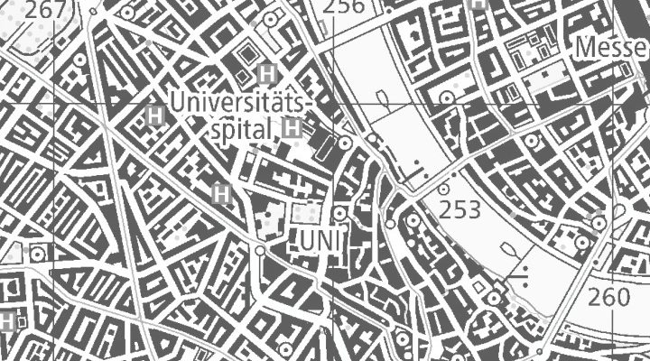 Kartenausschnitt: Hebelstrasse 2, 4031 Basel
