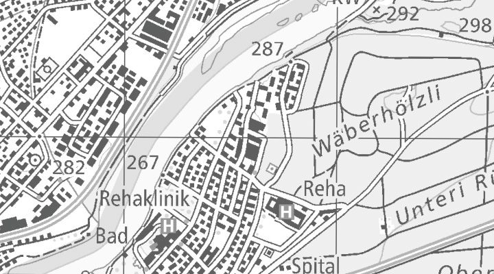 Kartenausschnitt: Theodorshofweg 18, 4310 Rheinfelden