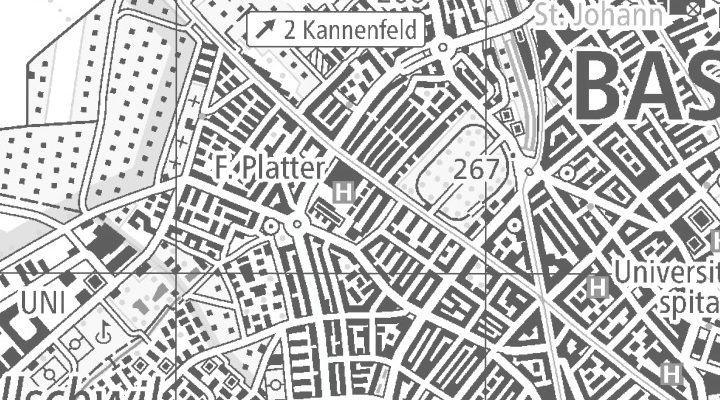 Kartenausschnitt: Im Westfeld 6, 4055 Basel