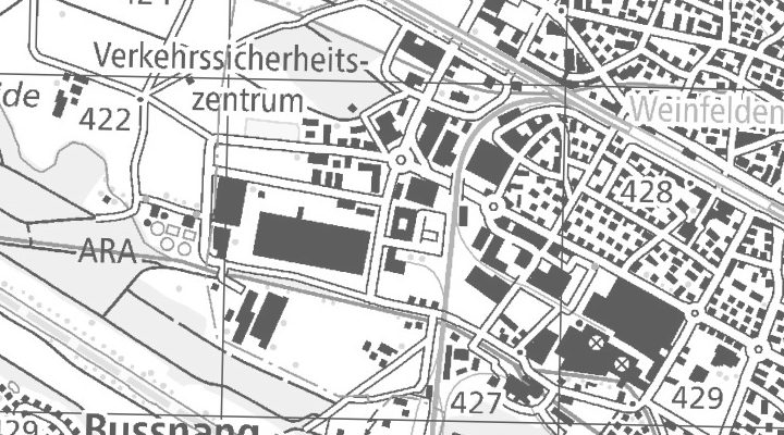 Kartenausschnitt: Dunantstrasse 15, 8570 Weinfelden