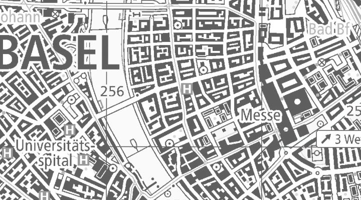 Kartenausschnitt: Klybeckstrasse 15, 4057 Basel