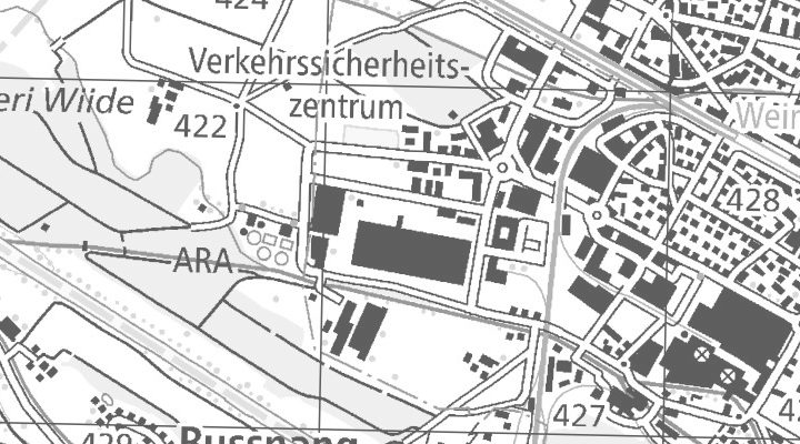 Kartenausschnitt: Dunantstrasse 16, 8570 Weinfelden