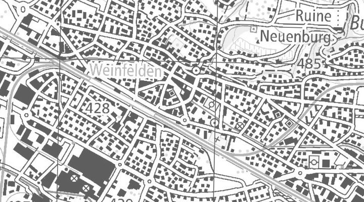 Kartenausschnitt: Dunantstrasse 15, 8570 Weinfelden