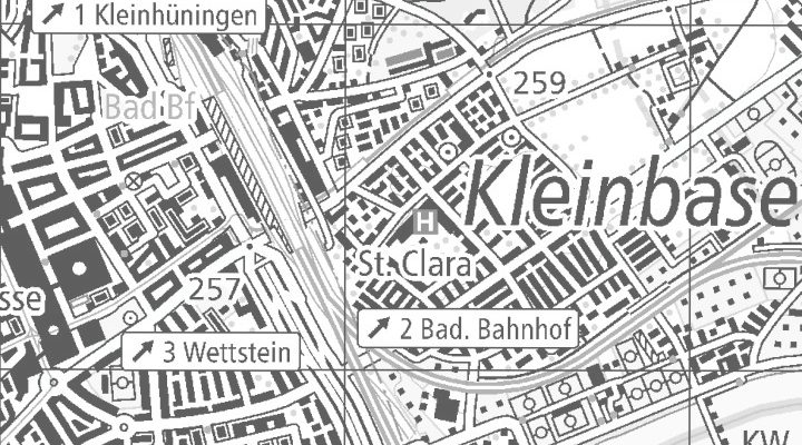 Kartenausschnitt: Kleinriehenstrasse 30, 4058 Basel