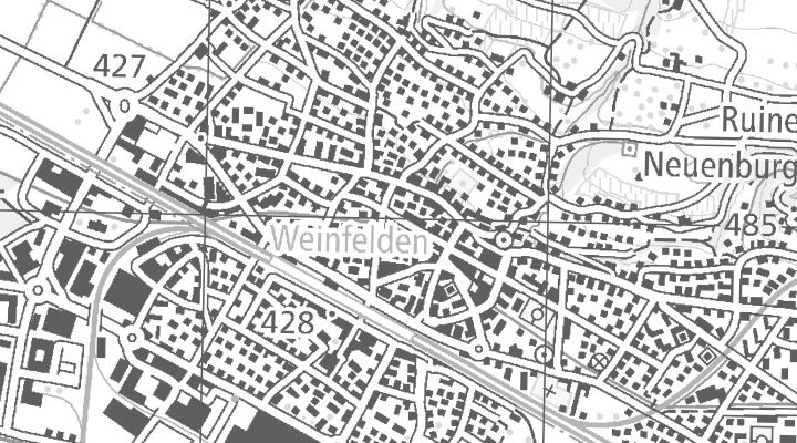 Kartenausschnitt: Bankstrasse 13, 8570 Weinfelden