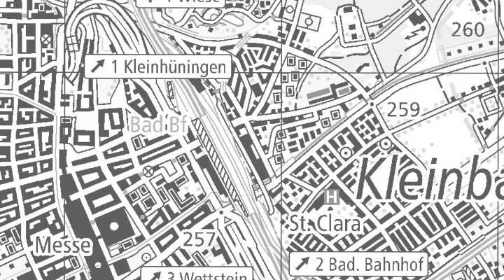 Kartenausschnitt: Im Surinam 55, 4058 Basel