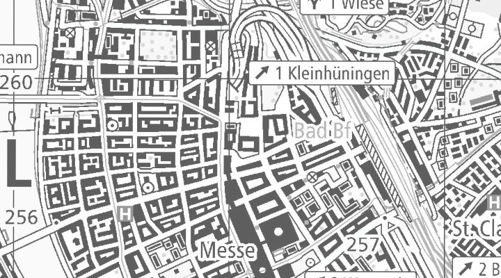Kartenausschnitt: Erlenmattstrasse 7, 4058 BS Basel