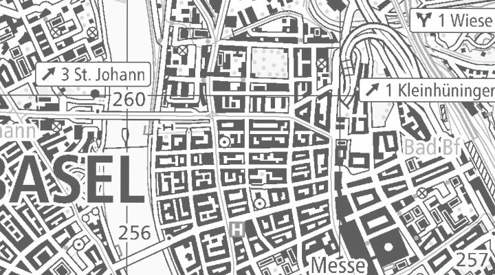 Kartenausschnitt: Klybeckstrasse 15, 4057 Basel