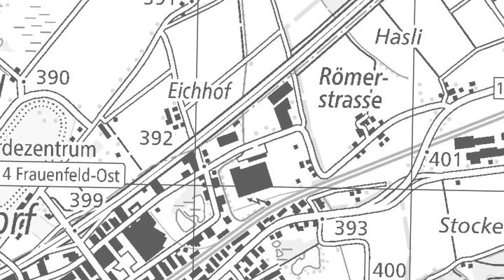 Kartenausschnitt: Langfeldstrasse 113, 8500 Frauenfeld