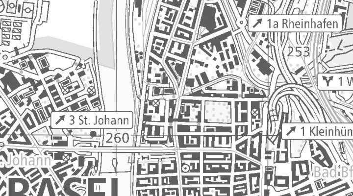 Kartenausschnitt: Klybeckstrasse 191, 4057 Basel