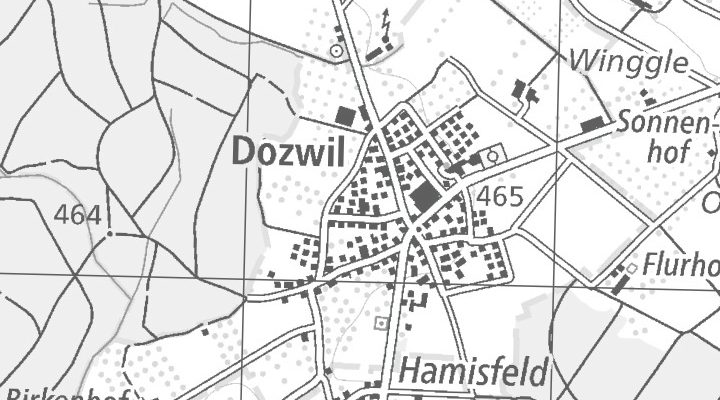 Kartenausschnitt: Mittelland