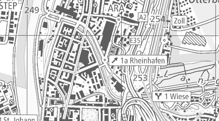 Kartenausschnitt: Hochbergerstrasse 60i, 4057 Basel