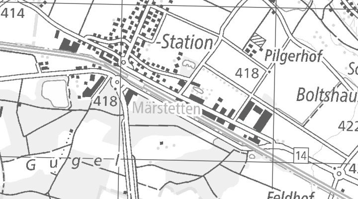Kartenausschnitt: Weinfelderstrasse 6, 8560 Märstetten