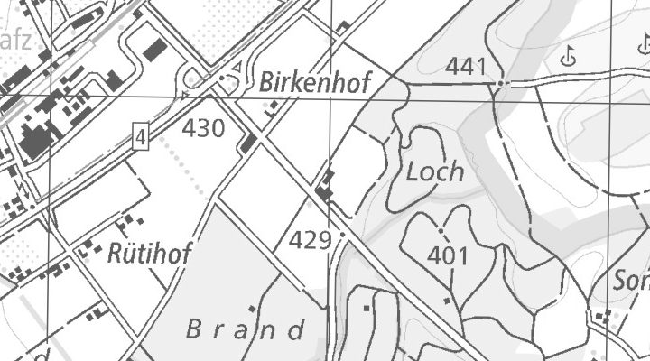 Kartenausschnitt: Rüdlingerstrasse 51, 8197 Rafz