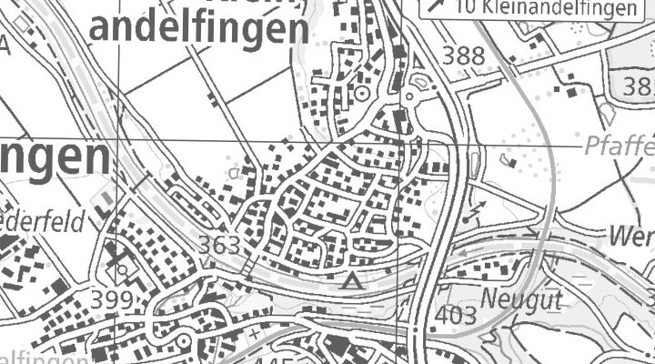 Kartenausschnitt: Gewerbestrasse 5, 8451 Kleinandelfingen