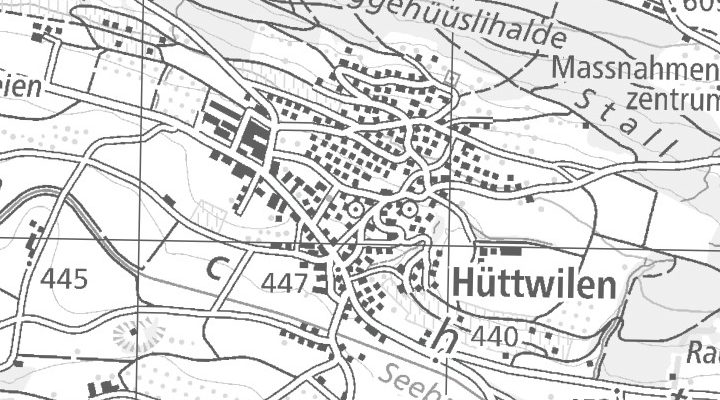 Kartenausschnitt: Kalchrain 12, 8536 Hüttwilen