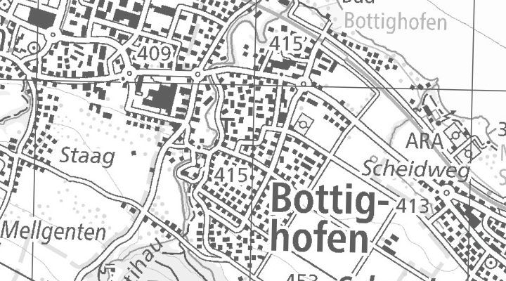 Kartenausschnitt: 8598 Bottighofen