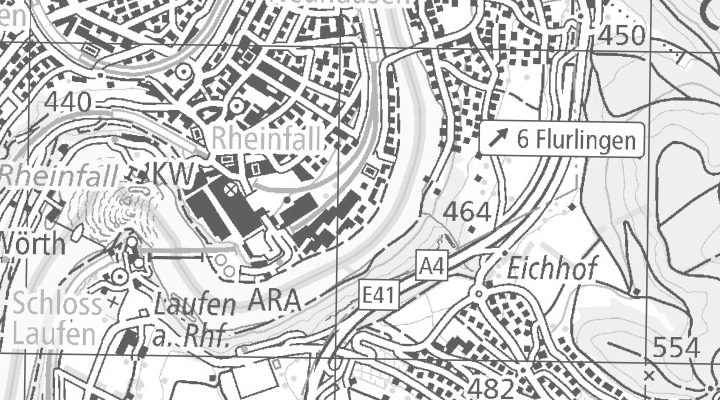 Kartenausschnitt: Victor von Bruns-Strasse 28, 8212 Neuhausen am Rheinfall