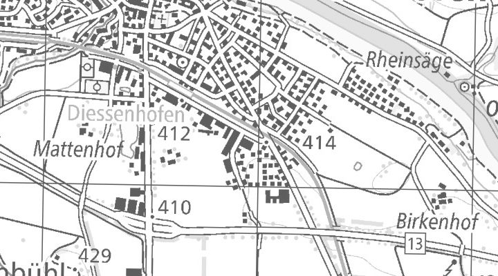 Kartenausschnitt: Grossholzstrasse 24, 8253 Diessenhofen