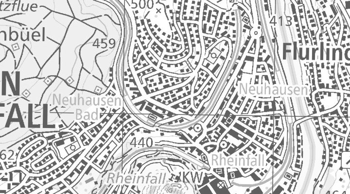 Kartenausschnitt: Rundbuckstrasse 6, 8212 Neuhausen am Rheinfall